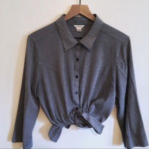 Vintage Christopher Banks Button-Up Blouse, XL